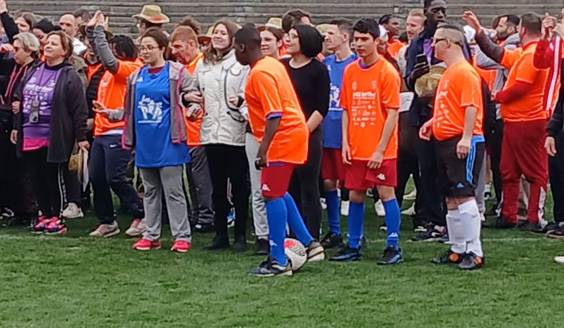 Tournoi de football au stade Jacques Rimbault à Bourges lors de  la journée Hondi Cap Foot 2025 avec les PEP18